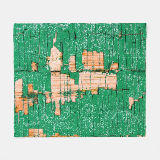 古い木製のフェンスの質感は粗末である。グレ フリースブランケット (正面(横))