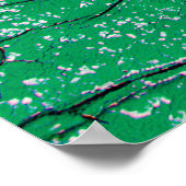 古い木製のフェンスの質感は粗末である。グレ ポスター (角)