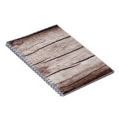 古い木製の床の亀裂、古い木製のテクスチャ ノートブック (右側)