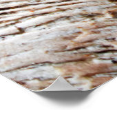 古い木製の床の抽象的，アパート，建築，バ ポスター (角)