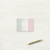 古い木製の穀物のイタリアの旗 ポストイット (デスク上)