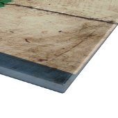 古い木製の穀物のウェストヴァージニアの州の旗 カッティングボード (角)