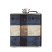 古い木製の穀物のコロラド州の州の旗 フラスク (裏面)