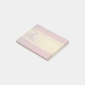 古い木製の穀物のスペインの旗 ポストイット (アングル)