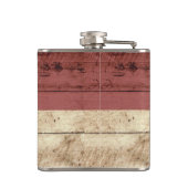 古い木製の穀物のノースカロライナの州の旗 フラスク (裏面)