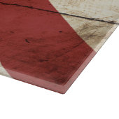 古い木製の穀物のフロリダの州の旗 カッティングボード (角)