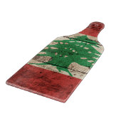 古い木製の穀物のレバノンの旗 カッティングボード (角)