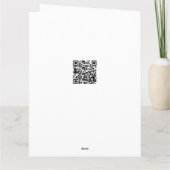 古い木製の穀物の一見のサンキューカード サンキューカード (裏面)