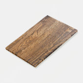 古い木製の穀物の一見 ポストイット (アングル)