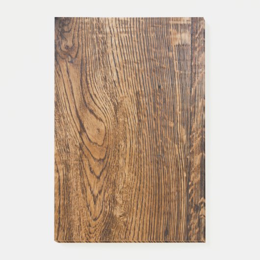 古い木製の穀物の一見 ポストイット (正面)