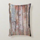 古い木製の素朴なボート木製の板 アクセントクッション (正面(垂直))