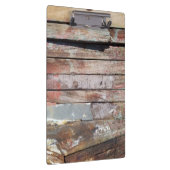 古い木製の素朴なボート木製の板 クリップボード (右)