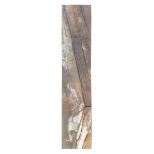 古い木製の素朴なボート木製の板 ショートテーブルランナー (正面)