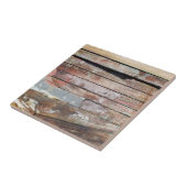 古い木製の素朴なボート木製の板 タイル (側面)