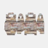 古い木製の素朴なボート木製の板 フェイバーボックス (折り畳みなし)