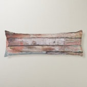 古い木製の素朴なボート木製の板 ボディピロー (正面)