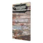 古い木製の素朴なボート木製の板 ミニクリップボード (アングル2)