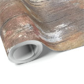 古い木製の素朴なボート木製の板 ラッピングペーパー (ロールコーナー)