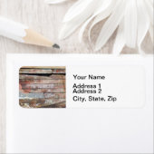 古い木製の素朴なボート木製の板 ラベル (インサイチュ)