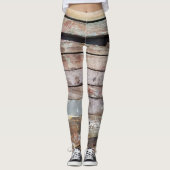 古い木製の素朴なボート木製の板 レギンス (正面)