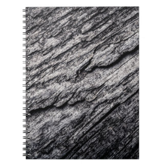 古い木製の表面のテクスチャ付き背景。トネド・ホム ノートブック