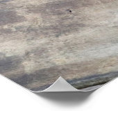 古い木製クレートカラーのコーヒー豆16x20 ポスター (角)