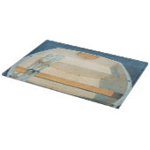 古い木製ボート カッティングボード (角)