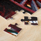 古い木製ワゴンのカリフォルニア。 ジグソーパズル (側面)