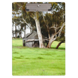 古い木造の小屋 クリップボード