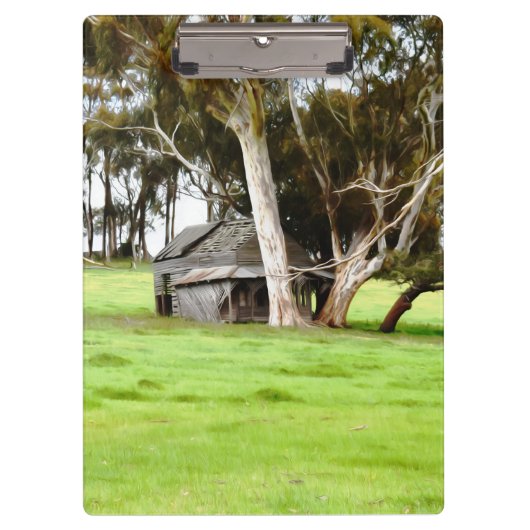 古い木造の小屋 クリップボード (正面)