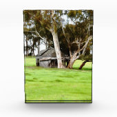 古い木造の小屋 フォトブロック (正面)