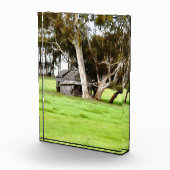 古い木造の小屋 フォトブロック (右)