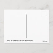 古い木造の小屋 ポストカード (裏面)