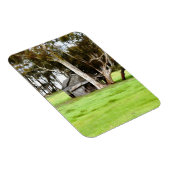 古い木造の小屋 マグネット (右側)