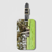 古い木造の小屋 ラゲッジタグ (正面縦)