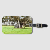 古い木造の小屋 ラゲッジタグ (正面横)