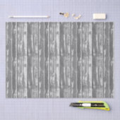 古い木黒白 薄葉紙 (クラフト)