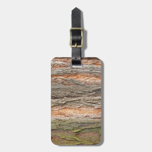 古い木 ラゲッジタグ (正面縦)