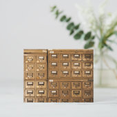 古い未使用のファイリングキャビネット ポストカード (スタンド正面)