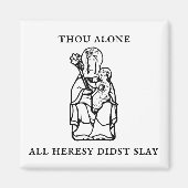 古い末端母線 マグネット (正面)