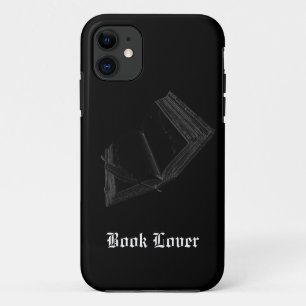古い本と羽ペンの本好き電話ケース iPhone 11 ケース