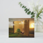 古い本のカード ポストカード (スタンド正面)