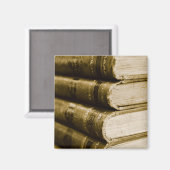 古い本の山 マグネット (正面/裏面)