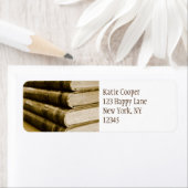 古い本の山 ラベル (インサイチュ)