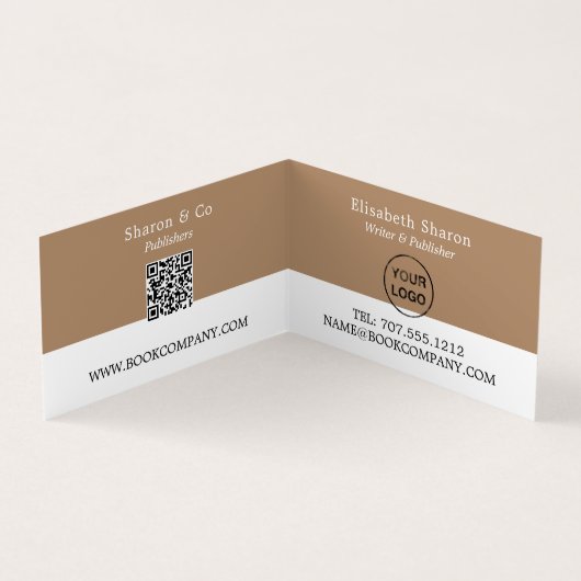 古い本の行，出版社，著者本署名 名刺 (内部)