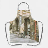 古い本 –  エプロン (正面)