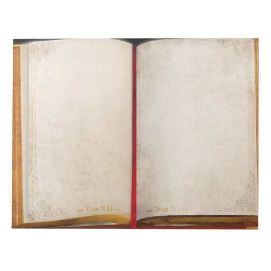 古い本 ノートパッド (正面)