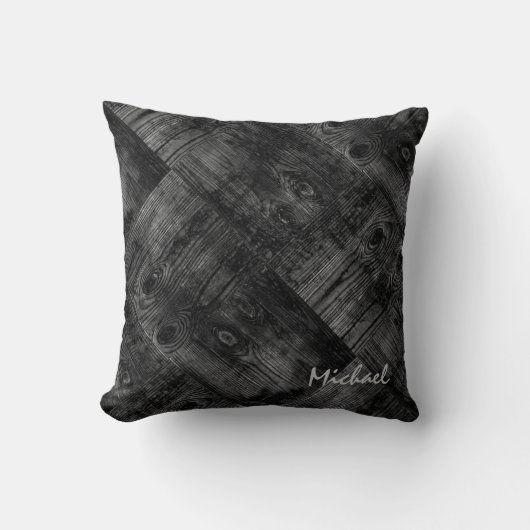 古い板、古い木材、古い木材 クッション (正面)