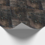 古い板、古い木材、古い木材、木材 ラッピングペーパー (角)