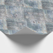 古い板、古い木材、古い木材、木材 ラッピングペーパー (角)